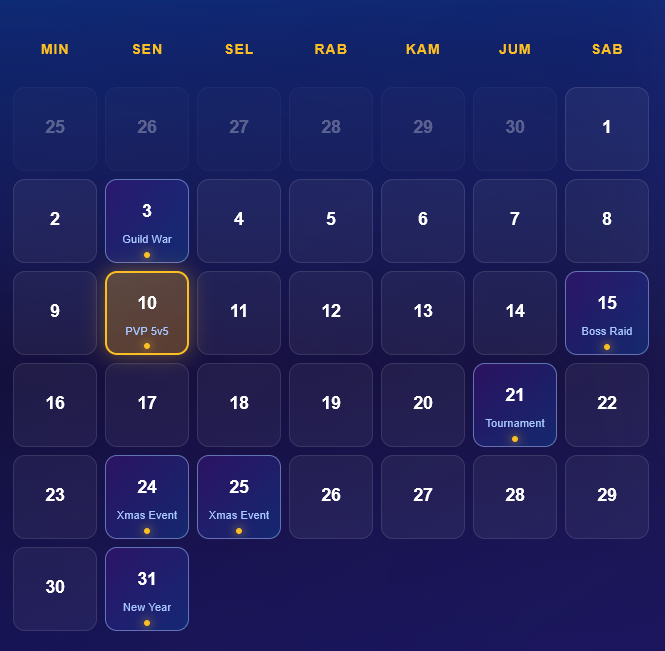 Event Calendar